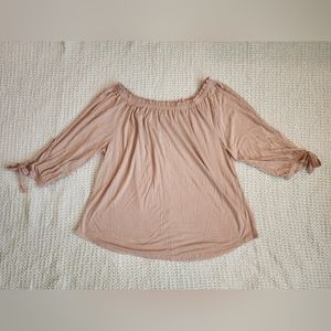 Boutique 3/4 Sleeve Top Plus Size 2X